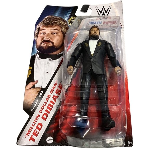 WWE Main Event Series 147 Ted DiBiase "Million Dollar Man" Action Figure In Suit - Picture 5 of 5